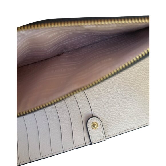 Kate Spade Black Leather Wristlet Wallet With Card Slots & Snap Closure - Picture 8 of 8